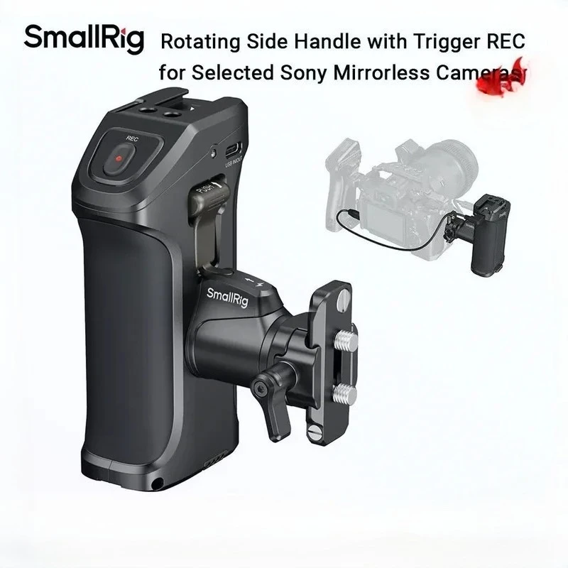 Nikon Camera Z50 - SmallRig 3893 poignée latérale rotative avec