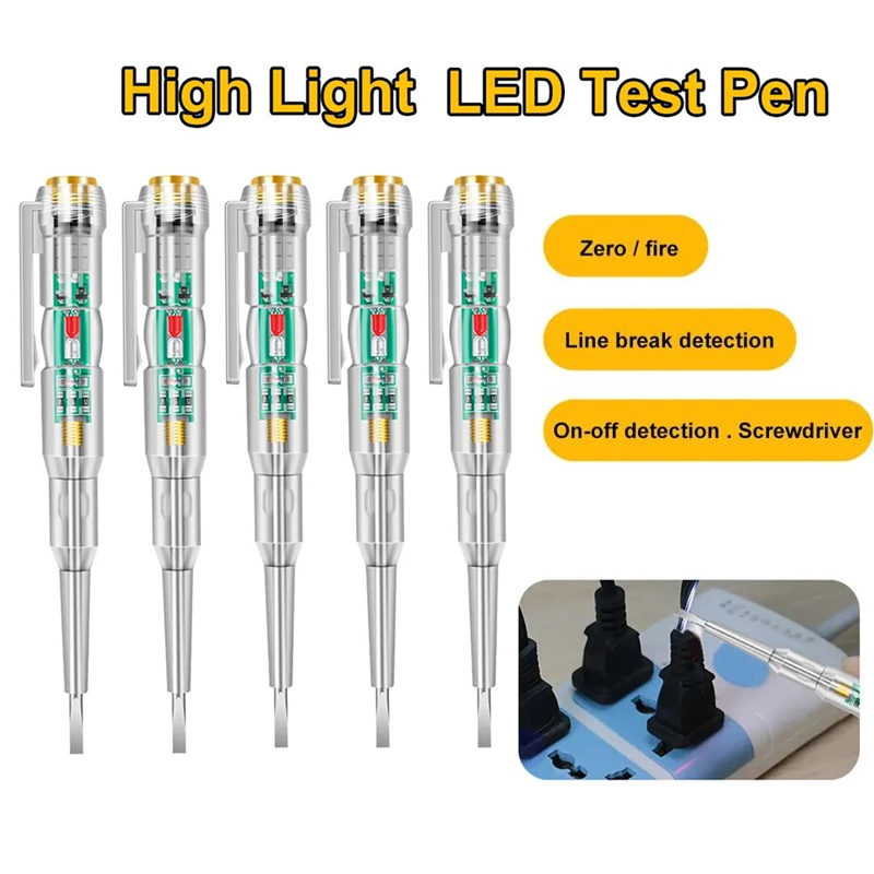 Circuit Test Pencil - Stylo testeur de tension Intelligent AC24-250V,