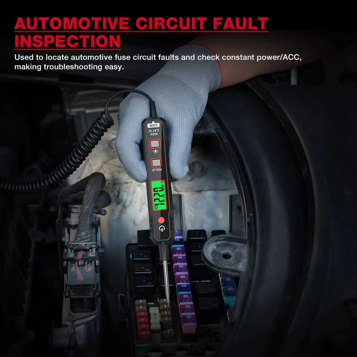 Détecteur de tension automobil - Circuit Test Pencil avis et prix